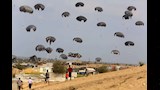 إنزالات جوية للمساعدات على غزة