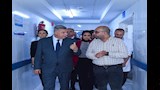 محافظ الإسكندرية يزور مصابي حادث الغرق