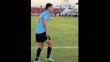 لقطة لاعب غزل المحلة في مباراة الأهلي (7)