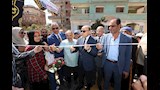 محافظ كفر الشيخ يفتتح محطة رفع صرف صحي شنو (3)