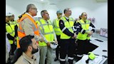 وزير البترول يتفقد بدء تجارب التشغيل لسفينة التغييز (3)