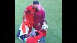 محمد صلاح وأفراد عائلته