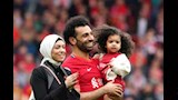 محمد صلاح وزوجته ماجي صادق                        