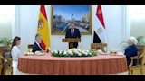 السيسي وقرينته يقيمان مأدبة عشاء على شرف ملك وملكة