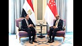رئيس جمهورية سنغافورة يستقبل رئيس مجلس الوزراء (2)