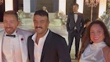 نرمين الفقي واحمد العوضي في حفل زفاف المخرج محمد عبد السلام