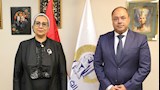 المستشارة أمل عمار تستقبل اللواء عمرو عبد المنعم