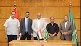 المهندس أيمن عطية خلال مراسم توقيع مذكرة التفاهم