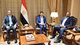 وزير الرياضة يلتقي سعده وشبانة لبحث تقديم مزيد من 