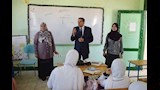 جولة وكيل الوزارة بالمدرسة 