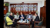 وفد ليبي يزور جامعة الإسكندرية (2)