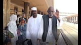 وصول السودانين لمحطة السد العالى بأسوان