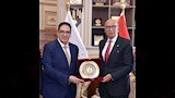 رئيس جامعة القاهرة يهنئ المستشار عاصم الغايش ويتفقان على تعاون مشترك
