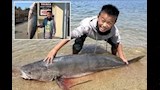 إنجاز مذهل.. طفل عمره 13 سنة يصطاد سمكة بحر عملاقة (صور)6