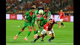 محمد صلاح من مباراة مصر وبوركينا فاسو