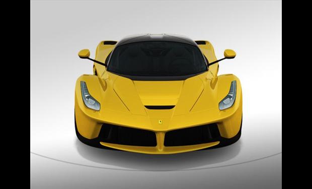 لافيرارى تظهر لاول مره باللون الاصفر