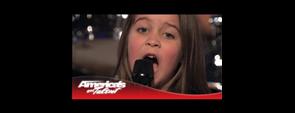 "Aaralyn" ذات الست أعوام تتألق بغناء "Zombie Skin"فى "America's Got Talent 2013"