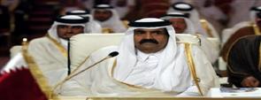 امير قطر ينتقد عدم التحرك الدولي ازاء المأساة في سوريا