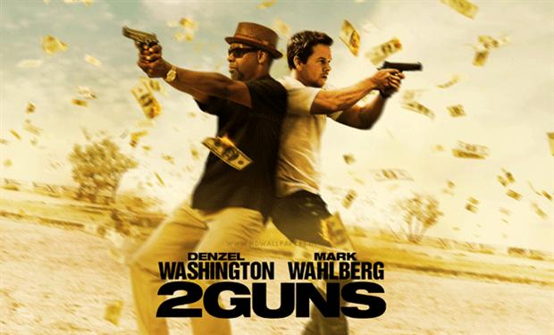 فيلم دينزل واشنطن الجديد "2 Guns" بجانب مارك ويلبرج