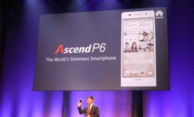 هواوي تزيح الستار عن هاتفها الذكي Ascend P6 الجديد