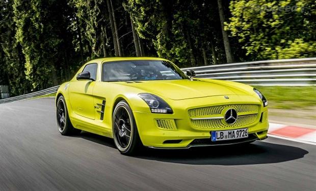 مرسيدس SLS AMG E-Drive الاسرع على حلبة نوربيرج