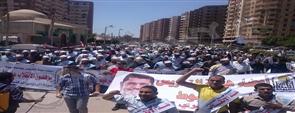 انتهاء مسيرة أعضاء التدريس المؤيدين لمرسي بأسيوط  