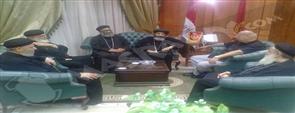 بالصور.. وفد من كنائس بورسعيد يهنئ المحافظ بعيد الفطر المبارك