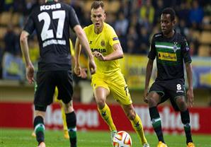 هدف صاروخي لموشنجلادباخ ضد فياريال بالدوري الأوروبي