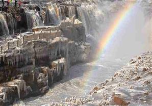 بالصور- الجليد في الصين يرسم لوحات غاية في الروعة