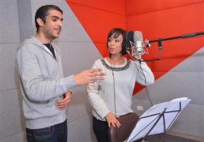 بالصور.. مروة ناجي تنتهي من تسجيل ''وبحلم يامصر''