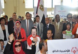 بالفيديو- افتتاح الأوليمبياد الخاص بستاد الدفاع الجوي