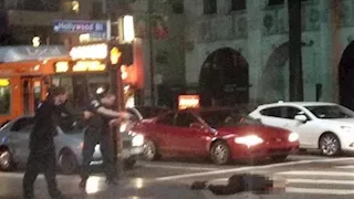 شرطة لوس أنجلوس تعتقل محتجين لرفضهم الالتزام بحظر التجول