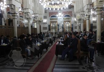 بالصور- عزاء محمد رمضان في مسجد عمر مكرم بحضور وزير الثقافة