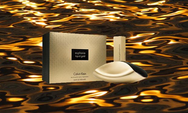 عطر Liquid Gold Euphoria: أول عطر بوحي شرقي من Calvin Klein