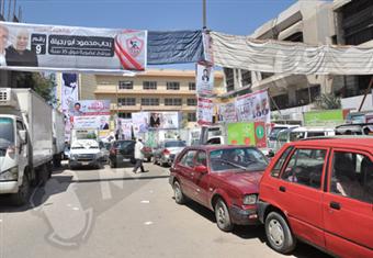 بالصور ..زحام شديد وفوضى الدعاية وفتيات مرتضى أبرز لقطات انتخابات الزمالك