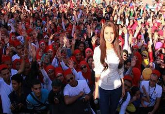 بالصور- كارمن سليمان تحيي حفل تنشيط السياحة بالقلعة