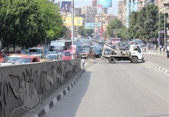 بالصور.. 20 دقيقة على كوبري الدقي.. ''العربيات تحت.. واحنا فوق''  