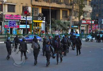 تكثيفات أمنية بميدان التحرير بعد حادث محكمة مصر الجديدة