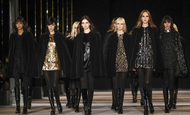 مجموعة خريف 2014 من Saint Laurent: ديسكو الستينات