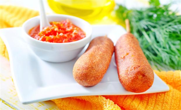 كورن  ( هوت دوج الذرة )