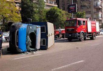  "صحة الإسكندرية": انقلاب سيارة مساجين ونقل شخصين لمستشفى العامرية العام