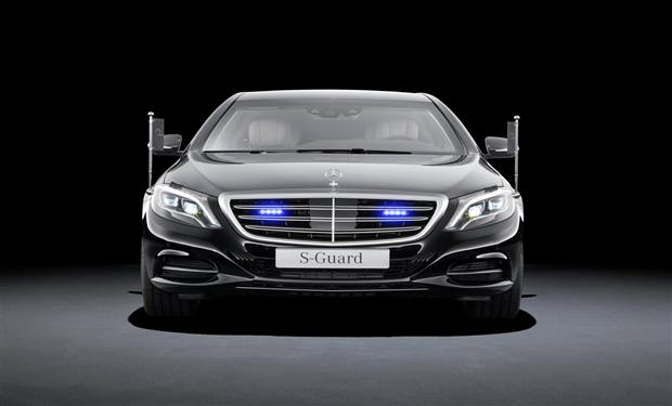 مرسيدس تقدم s600 guard أفخم و أأمن سيارة مصفحة فى العالم