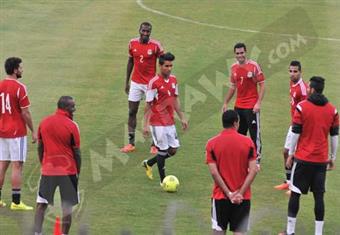 بالصور- التدريب الأخير لمنتخب مصر استعدادًا لموقعة تونس