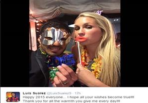 نجوم الرياضة حول العالم يحتفلون بالعام الجديد