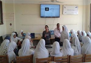 صناع الحياة تفتتح 33 معمل كمبيوتر لطلاب المدارس ببني سويف وسوهاج