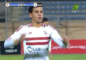 أحمد توفيق يحرز الهدف الثاني للزمالك في مرمى بتروجيت 