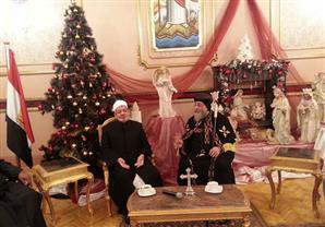 البابا تواضروس يستقبل وفد من الأزهر للتهنئة بعيد الميلاد المجيد