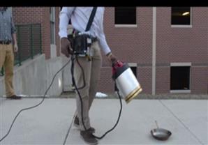 طفايّة حريق تعمل بـ "الصوت" بدلًا من الماء