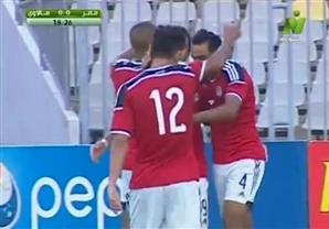 الهدف الأول لمنتخب مصر عن طريق أحمد حسن مكي