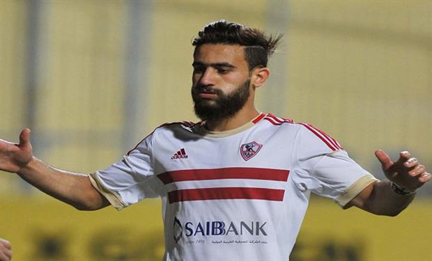 باسم مرسي يسجل الهدف الأول للزمالك في مرمى ليوبارد 